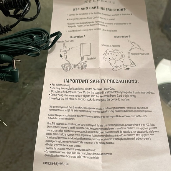 Hallmark Keepsake Power Cord - Picture 7 of 7